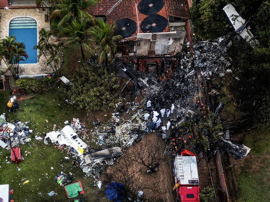 Na mjestu pada aviona u državi Sao Paolo pronađena tijela svih poginulih