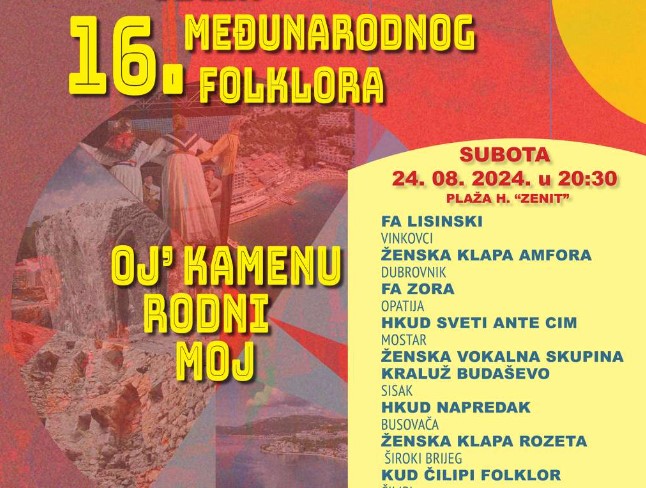 Na Neumskom ljetu Smotra međunarodnog folklora 'Oj kamenu rodni moj'