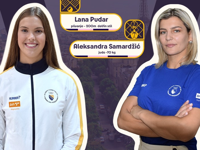 Na olimpijska borilišta sutra izlaze Lana Pudar i Aleksandra Samardžić