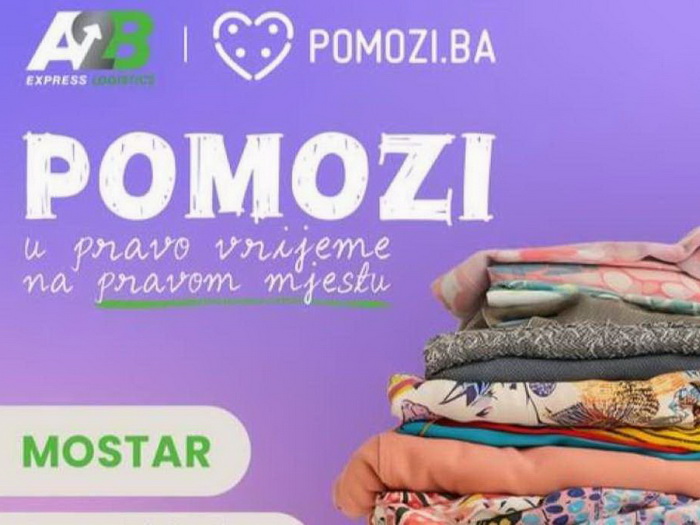 Nakon velikog odziva u Tuzli i Brčkom, A2B i Pomozi.ba novo prihvatno mjesto u Mostaru