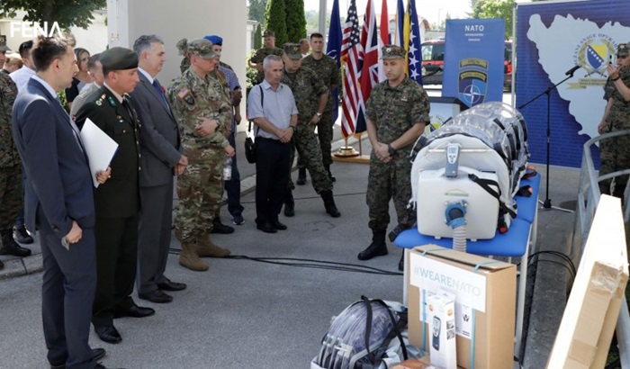 NATO donirao medicinsku opremu namijenjenu OS BiH