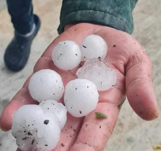 Nevrijeme u Modriči: Padale ledene gromade