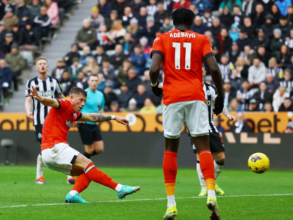 Newcastle i Luton odigrali spektakularnu utakmicu s osam golova