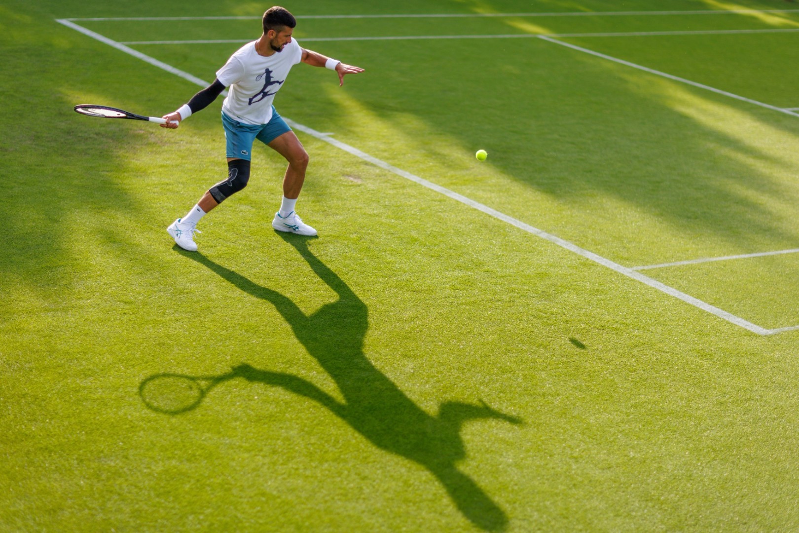 Novak se pojavio i trenirao na Wimbledonu