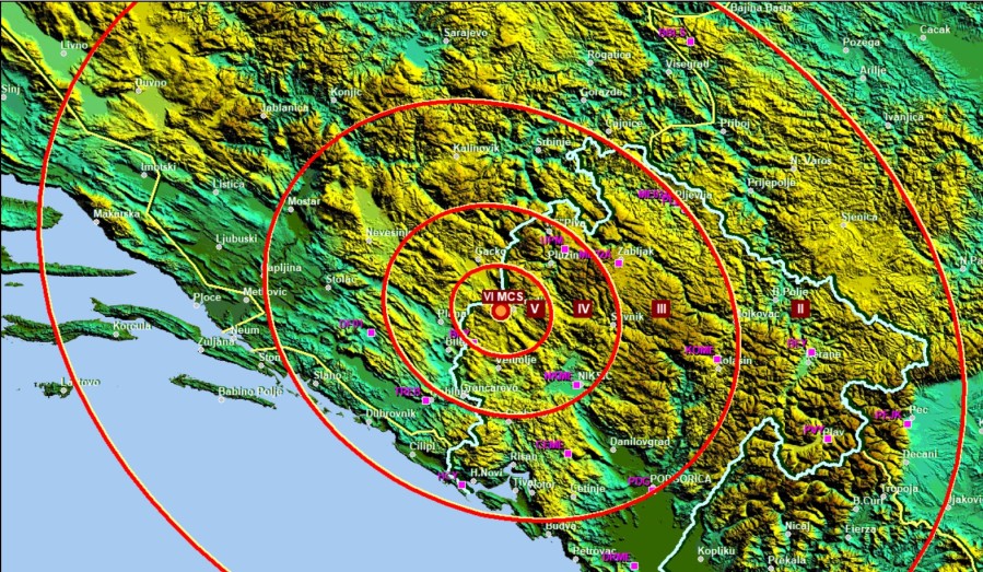 Novi jak zemljotres potresao Crnu Goru