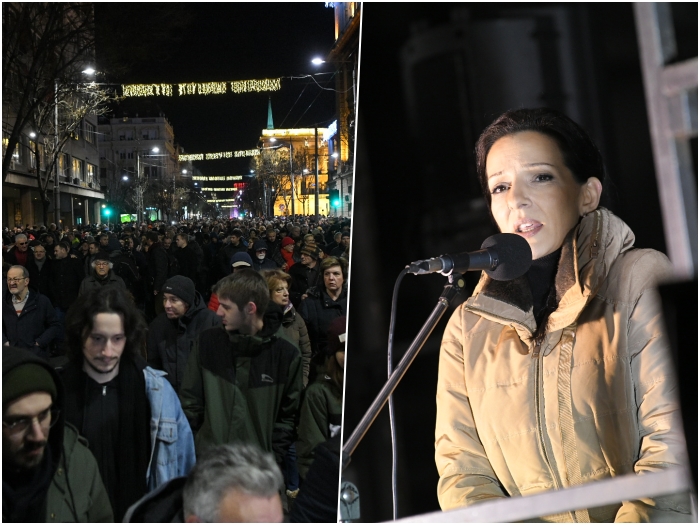 Održan protest u Beogradu, Tepić poslala poruku Vučiću