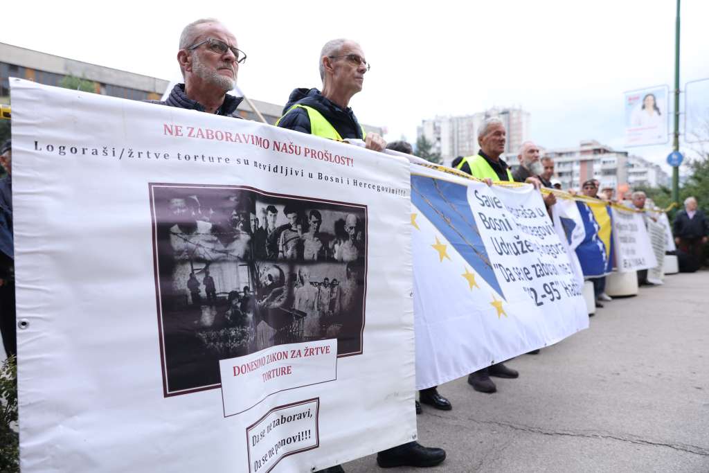 Okončan protest Saveza logoraša BiH, ovo su ključni zahtjevi