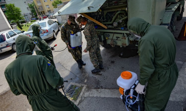 OS BiH dezinficirale objekte u Čitluku, Jablanici, Konjicu i Mostaru