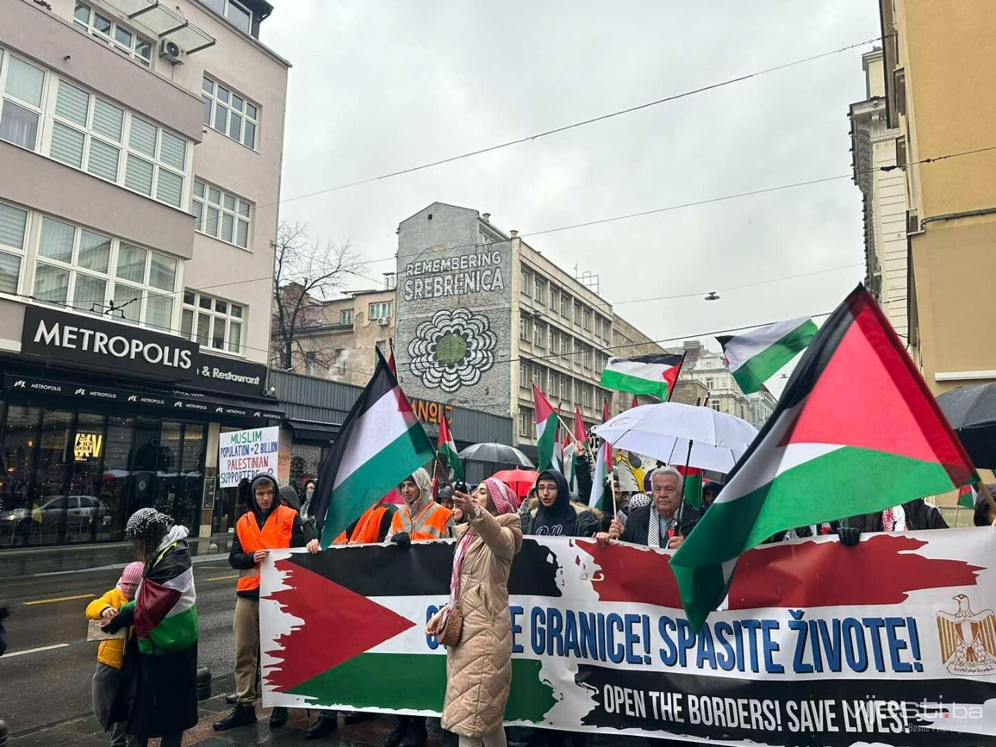 Palestinska zajednica u BiH zasad neće organizovati protestna okupljanja