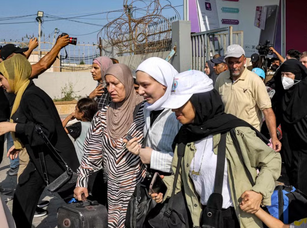 Palestinski ranjenici i bolesnici na putu za Egipat