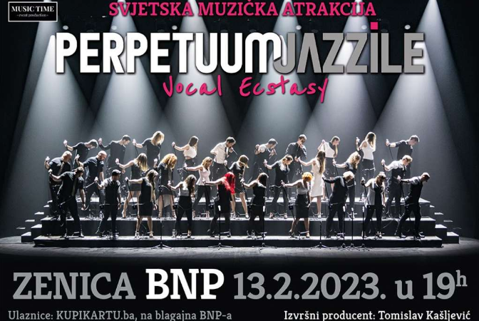 Perpetuum Jazzile nastupa u Sarajevu i Zenici 