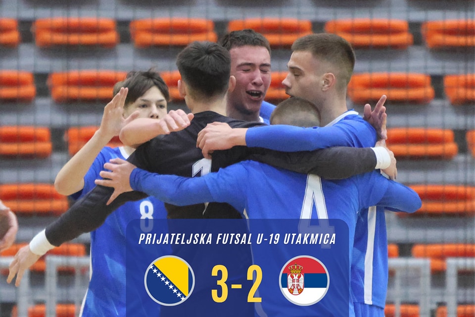 Pobjeda futsal juniora BiH nad timom Srbije