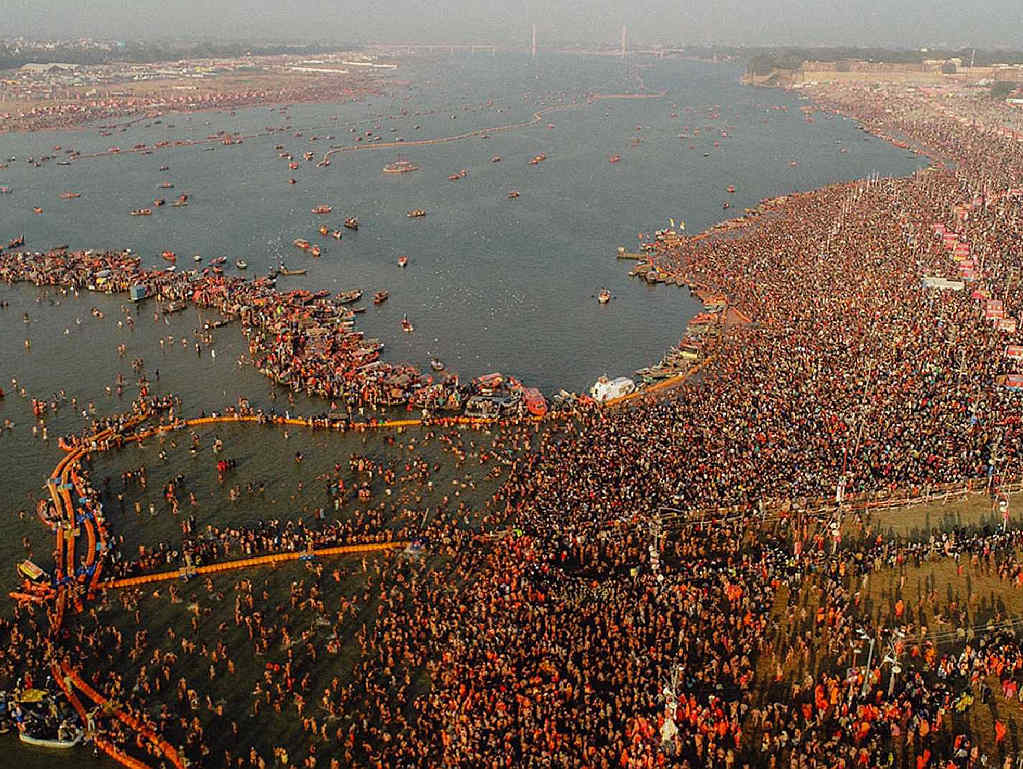 Počeo najveći hinduistički festival na svijetu, prisustvuje 400 miliona hodočasnika