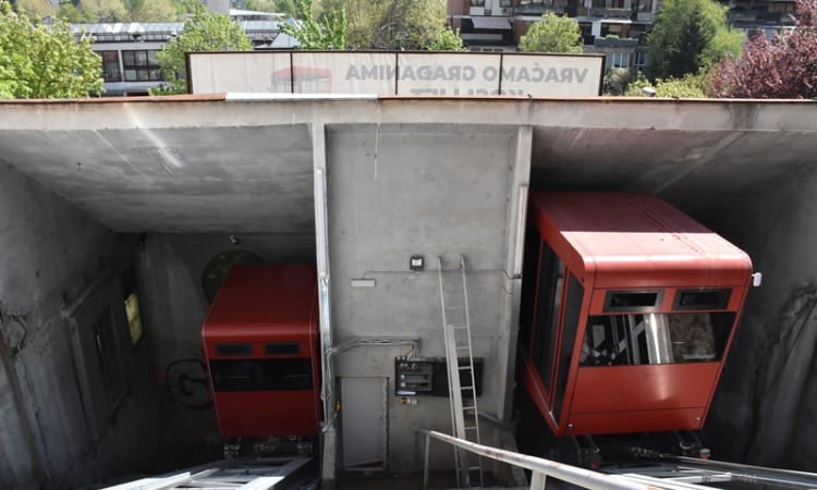 Postavljena druga kabina kosog lifta na Ciglanama