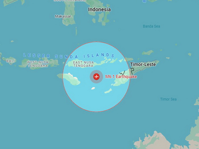 Potres 6.1 po Richteru pogodio Indoneziju