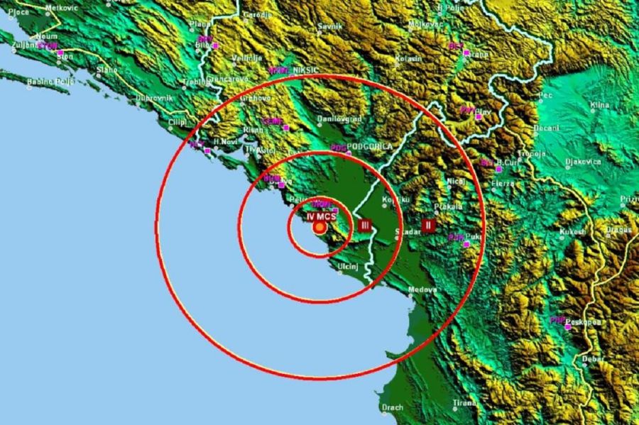 Potres manje jačine u okolini Bara