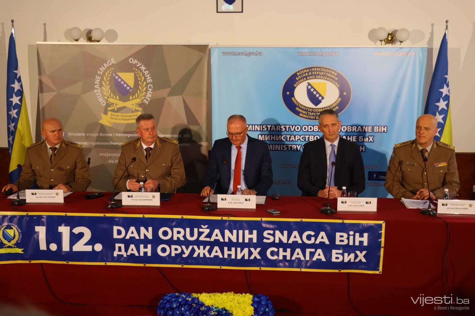 Pratite press konferenciju Oružanih snaga BiH