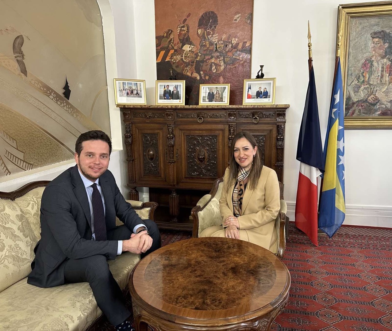 Premijer Uk sa ambasadoricom BiH u Francuskoj o unapređenju privredne i kulturne saradnje