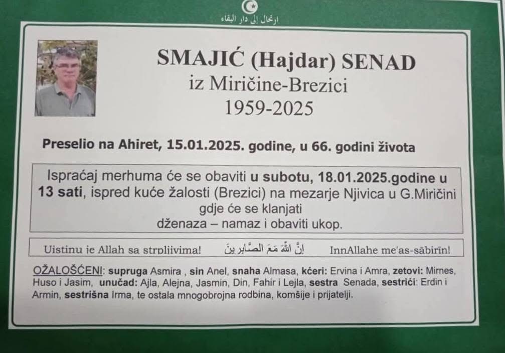 Preminuo muškarac iz Gračanica nakon što je pretučen na humanitarnoj večeri