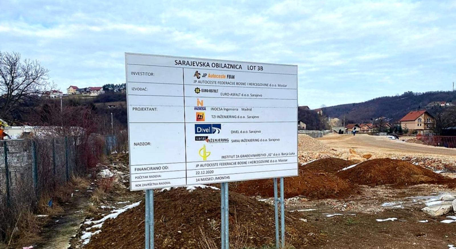 Probijeni svi rokovi: 1,5 kilometara Sarajevske obilaznice gradi se dvije i po godine