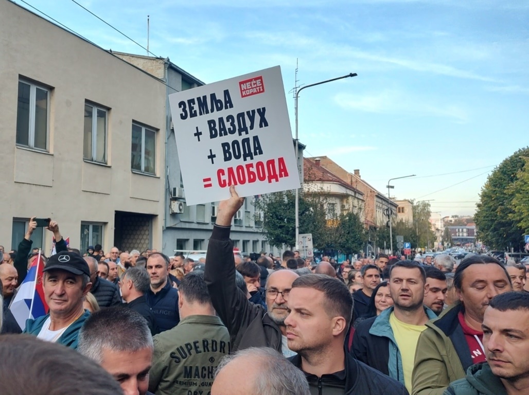 Protest u Loznici: 'Rio Tinto marš iz Srbije'