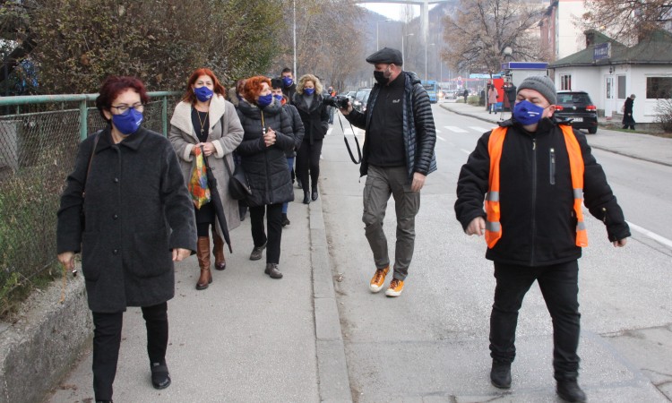 Protest zdravstvenih radnika zeničke bolnice