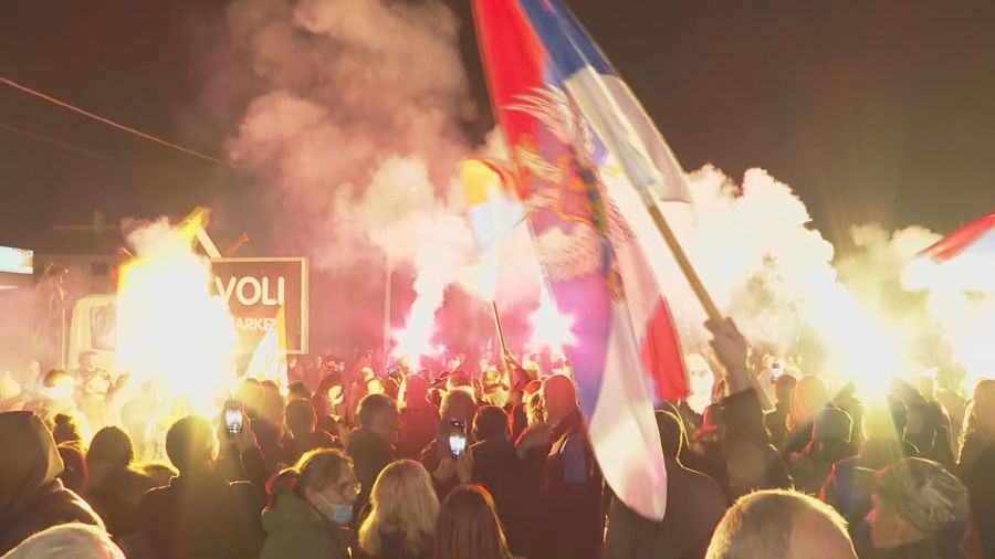 Protesti prosrpskog DF-a u Crnoj Gori