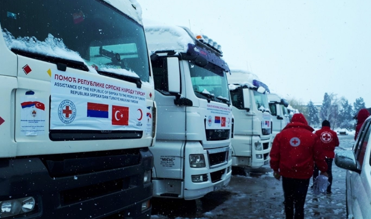 RS sutra šalje 20 kamiona pomoći Turskoj
