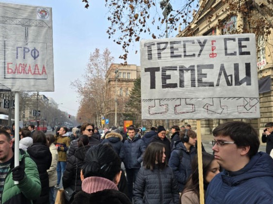 SANU podržao studente koji protestvuju protiv Vučićevog režima