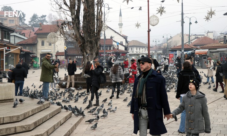 Sarajevo optimizmom i živošću započelo prvi dan 2022. godine