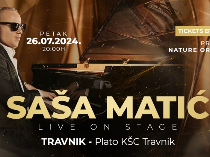 Saša Matić ispunjava želju fanova, u Travniku će održati koncert 26. jula