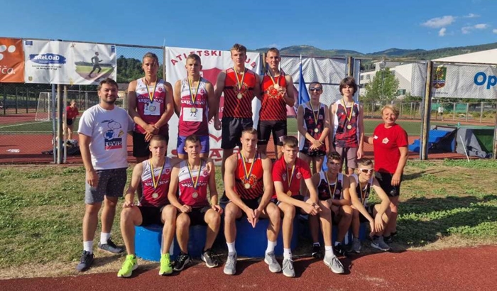 Sedam titula prvaka BiH za atletičare Slobode na prvenstvu BiH za mlađe juniore