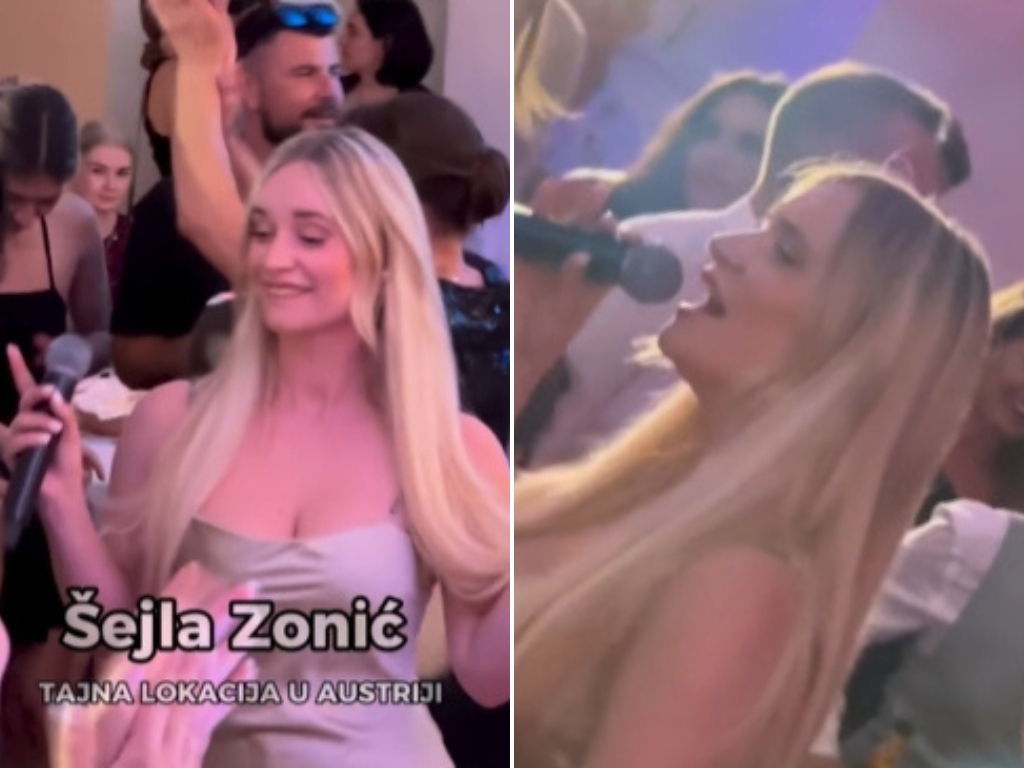 Šejla Zonić zapjevala na svadbi na tajnoj lokaciji: Jutro je, Udri Mujo, Otkači...