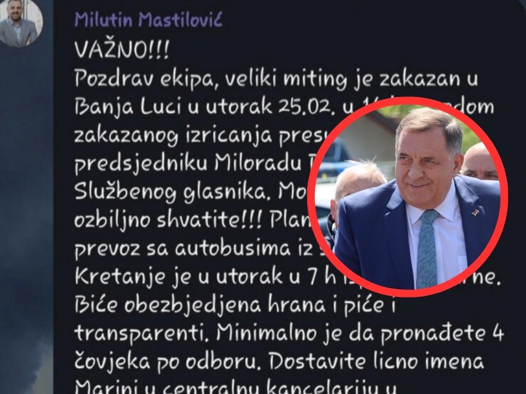 'Sektaški ritual': Kako je Dodik mobilizirao SNSD pristalice uoči presude?