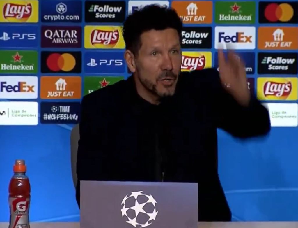 Simeone poludio na press konferenciji: Novinari ga gledali...