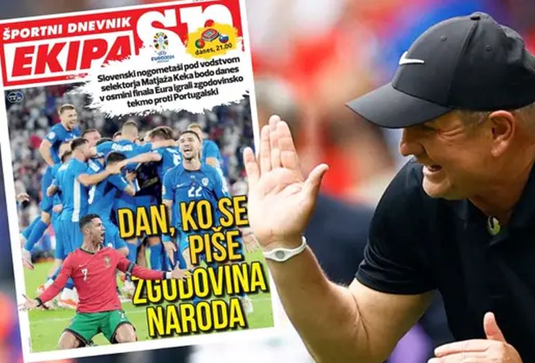 Slovenski mediji priželjkuju čudo protiv Portugala: 'Danas se piše naša historija'