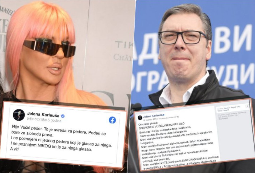 Srbija ismijava Karleušu: Pogledajte kako se šlihata Vučiću