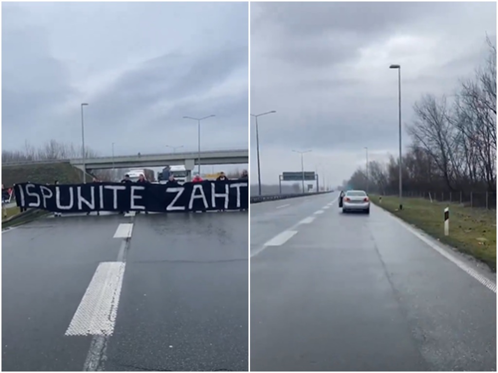 Srbijanska opozicija blokirala autoput Novi Sad–Beograd