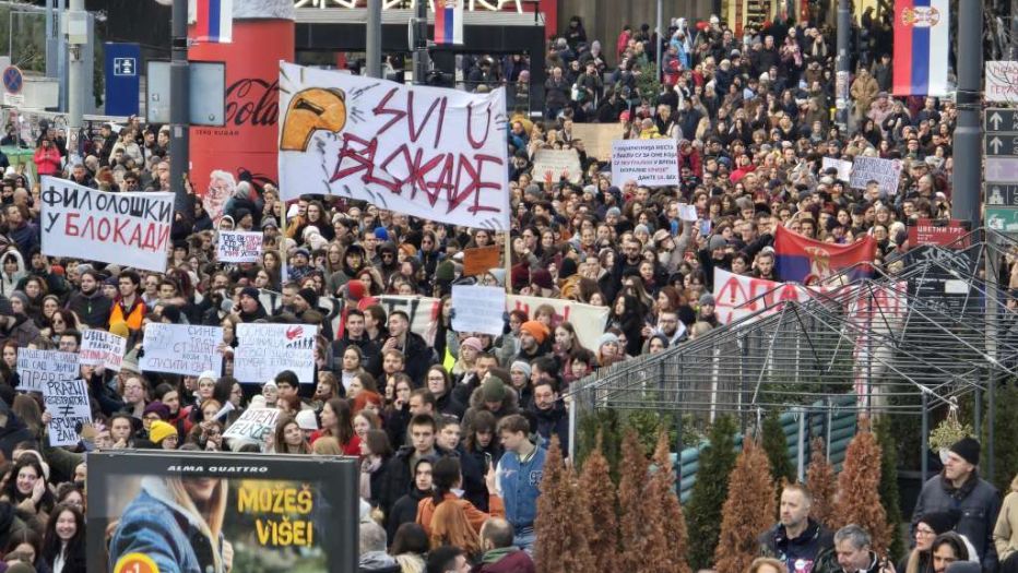 Studenti ne odustaju: Širom Srbije i danas organizovani masovni protesti