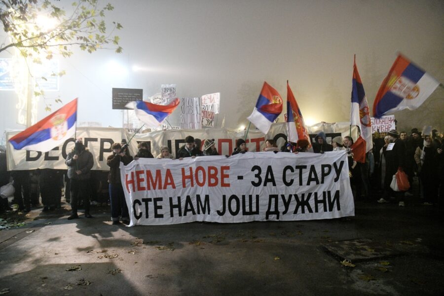 Studenti u Srbiji na protestima: Nema nove godine za staru ste nam još dužni