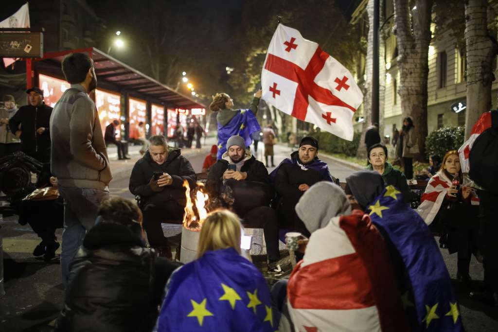 Sukobi policije i demonstranata u Tbilisiju nakon objave izbornih rezultata