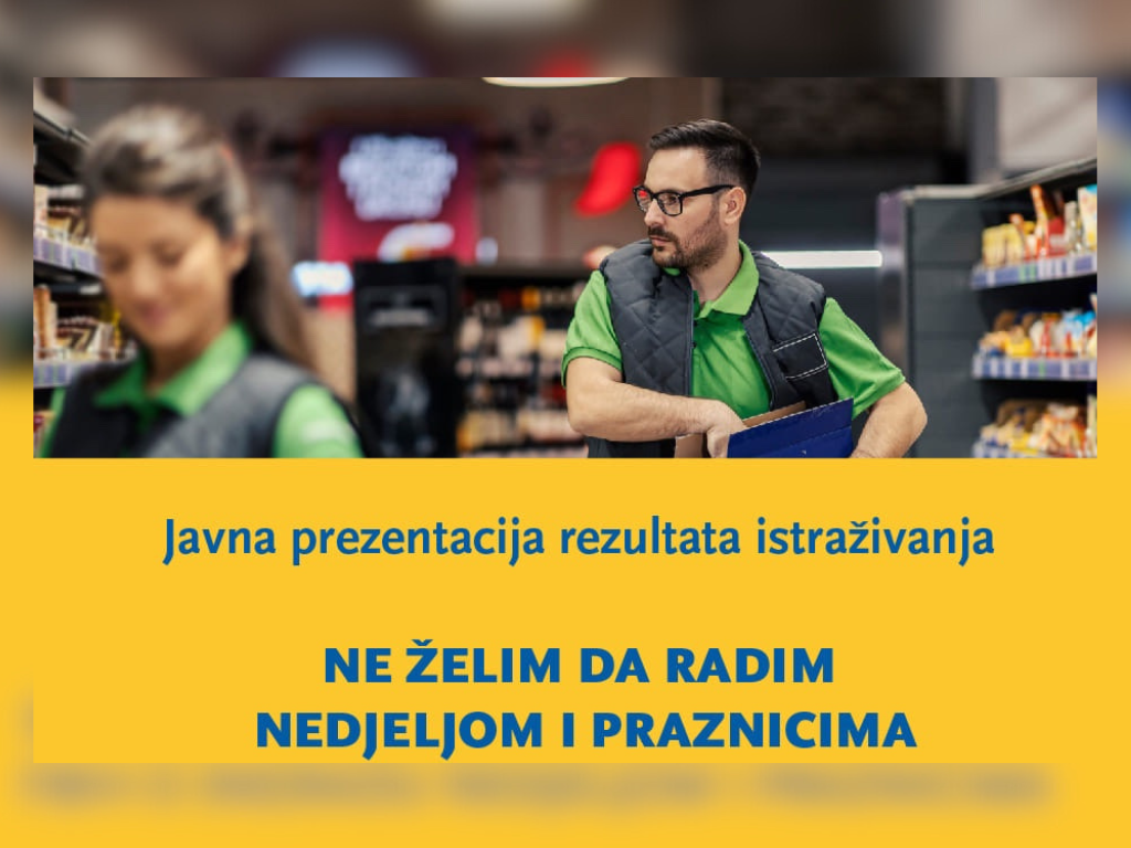 Sutra javna prezentacija istraživanja o neradnoj nedjelji u FBiH