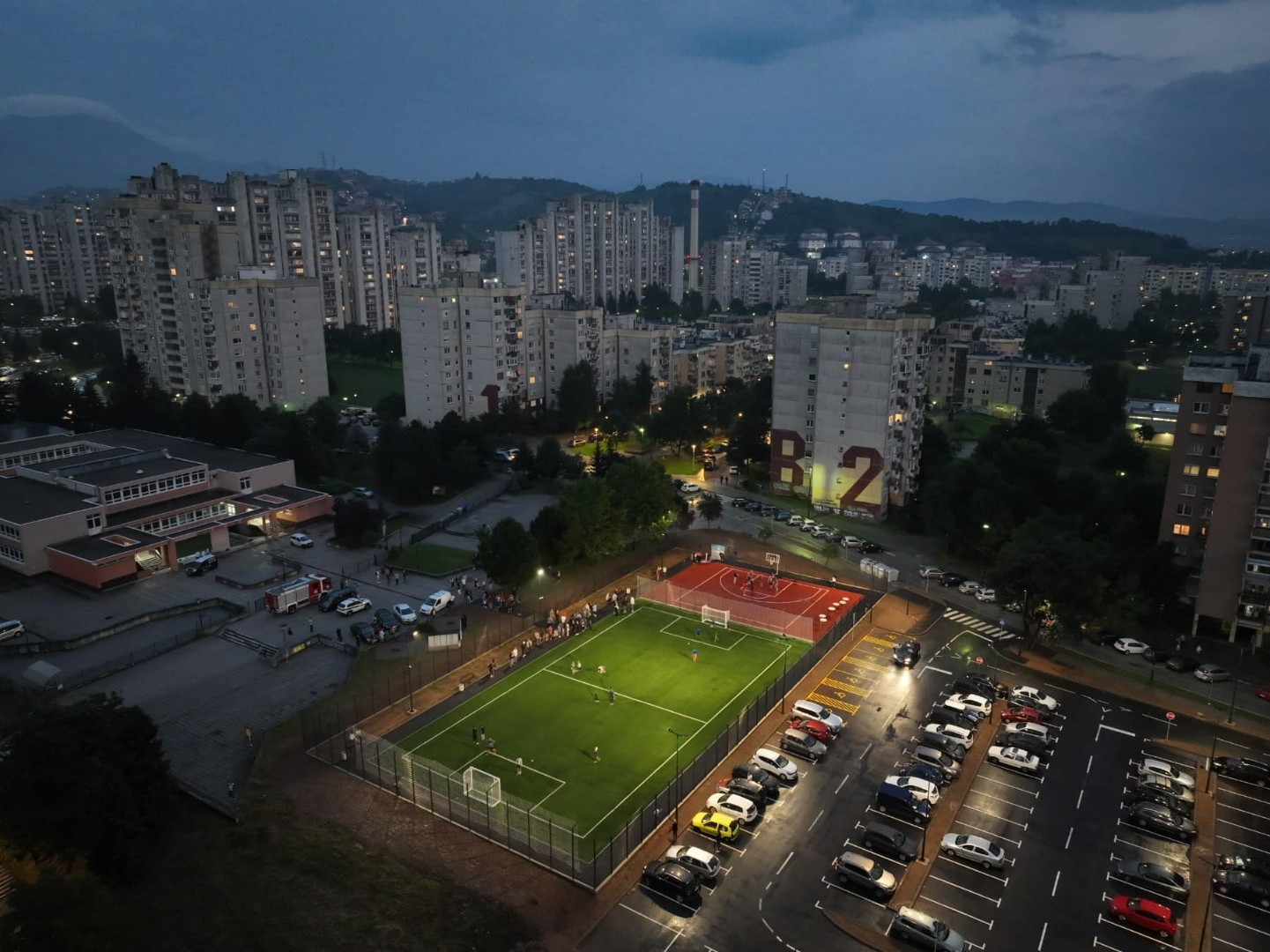 Foto: Svečano otvorena dva sportska terena na Alipašinom Polju