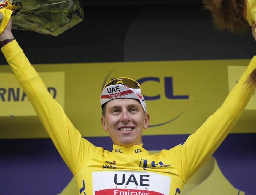 Tadej Pogačar izgubio, pa vratio žutu majicu nakon četvrte etape na Tour de Franceu