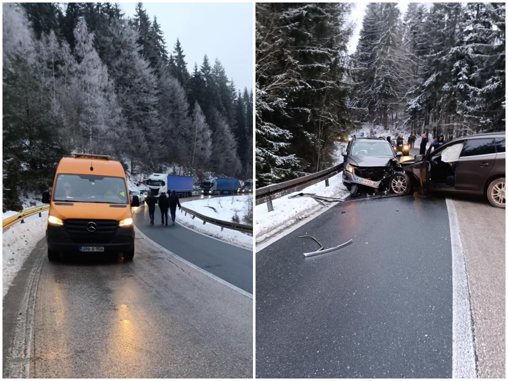 Teška nesreća kod Olova, potpuno obustavljen saobraćaj