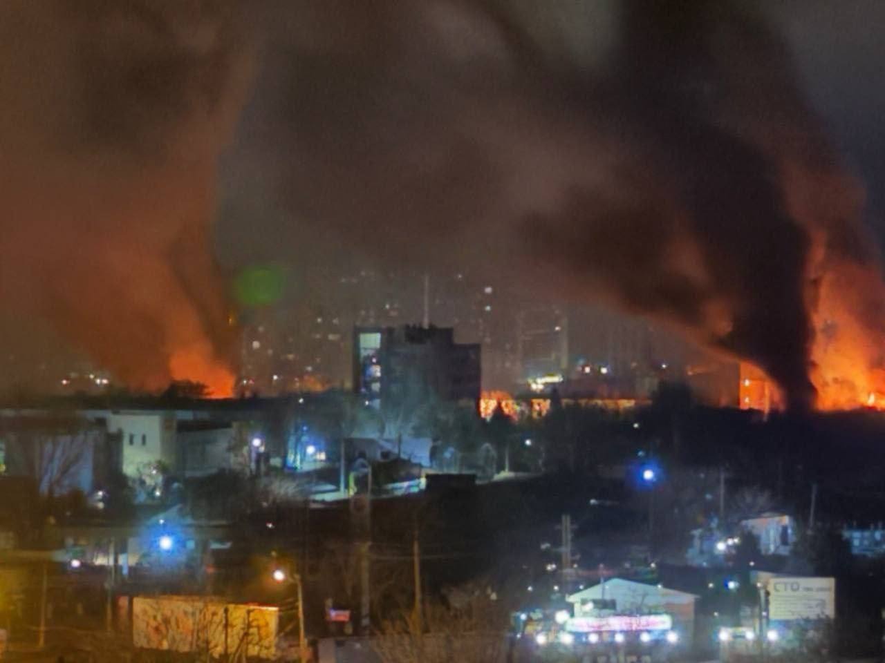 Traje veliki napad ruskih dronova na Odesu