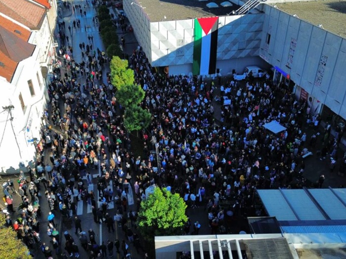 Travnik za Palestinu: Održan protestni skup i šetnja podrške