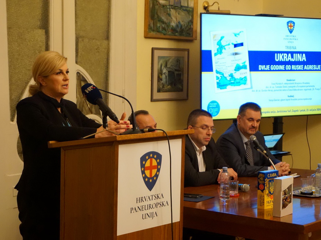 Tribina 'Ukrajina: dvije godine od ruske agresije' održana u Zagrebu