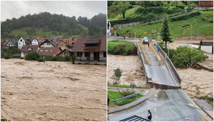 Troje mrtvih u Sloveniji, ruše se mostovi i ceste