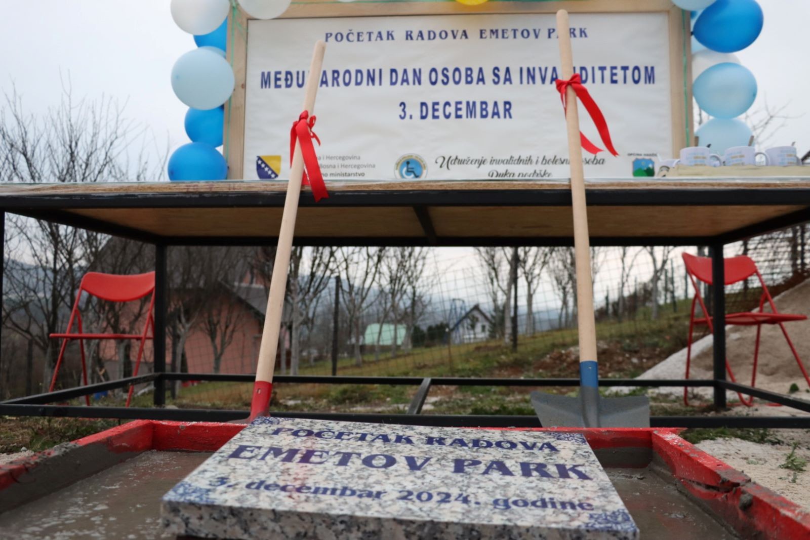 U Hadžićima postavljen kamen temeljac za izgradnju rekreativnog parka